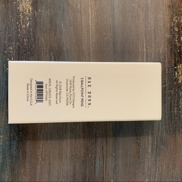 Rae Dunn Trendy 3pc ballpoint pen set new in box - Picture 3 of 3